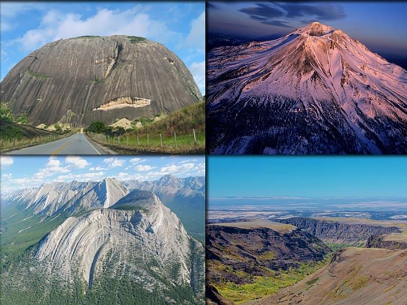 طبقه بندی کوه ها - انواع 4 گانه کوه ها